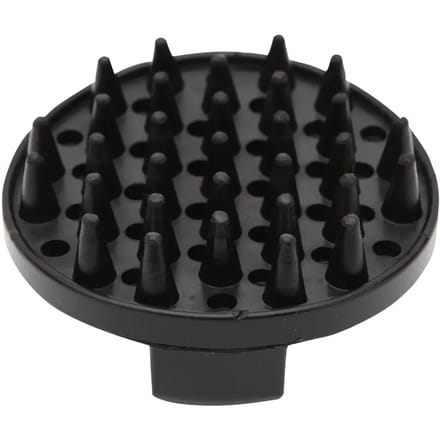 Horka Massage Borstel Rubber Zwart - One size