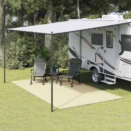 vidaXL - Tenttapijt - 4,5x2,5 - m - crèmekleurig