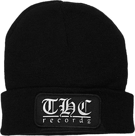 Lauren Rose - THC Recordz - Beanie - Muts - One Size - Zwart
