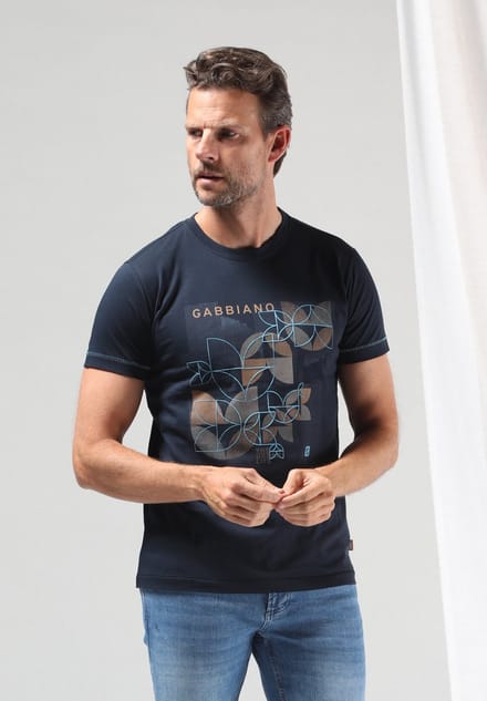 Gabbiano - Heren Shirt - 1565107 - Dusk - 301 Navy