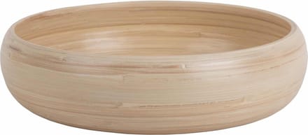 Present Time Schaal Puro Sphere - Naturel - Ø30cm - Bamboe - Scandinavisch - Woonkamer