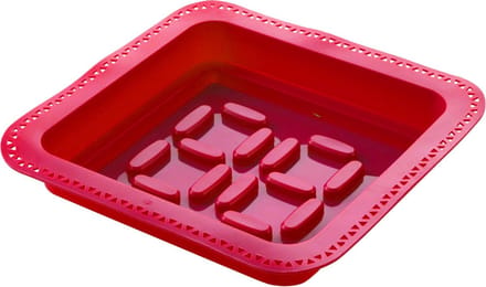 E-my Dessert Roundy - Bakvorm - Siliconen - Rood