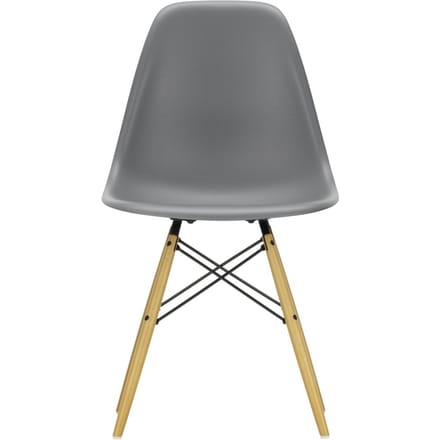 Vitra - DSW Eames Plastic Sidechair - granietgrijs RE - gelige esdoorn - 4 - 6 Wochen