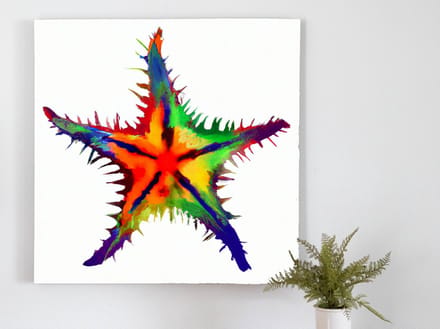 Stoic starfish | Stoic Starfish | Kunst - centimeter op | Foto op | Stoic starfish | Stoic Starfish | Kunst - centimeter op | Foto op | Canvas | 20 × 20 cm