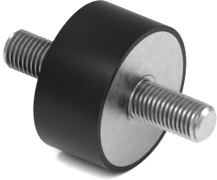 Rubbermagazijn - Trillingsdemper - Type A - 30x15mm - M8 - Set 10 stuks
