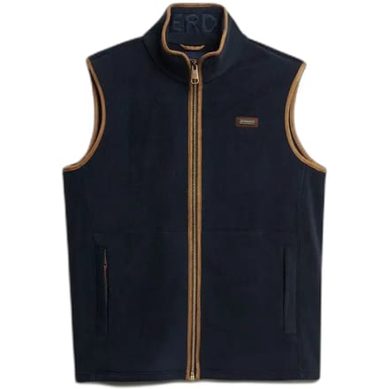 Superdry - Estate bodywarmer van fleece - Heren - Gilets