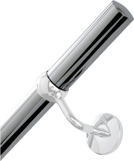 Kordo - Metalen leuning verchroomd - 2 m