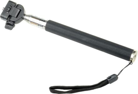 Selfiestick met adapter voor actioncam - Go Pro Selfie Stick - Telefoonhouder