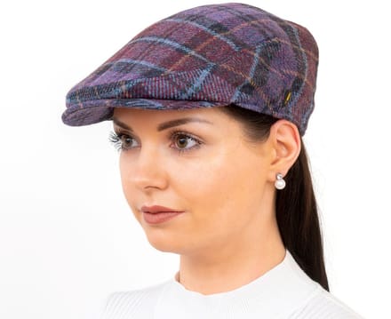Hatman of Ireland Flat Cap Unisex Aran Heather 100% Iers scheerwol S/M (56-58cm)