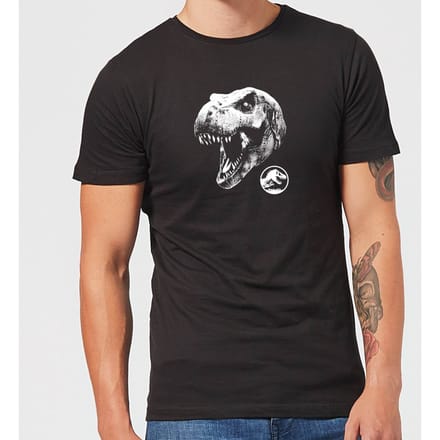 Jurassic Park T Rex Men's T-Shirt - Black - XL