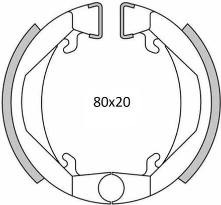 teknix remschoen voor bromfiets mbk 50 41 nieuw