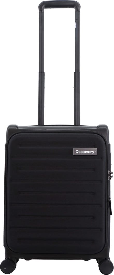Discovery Motion zachte Handbagage Koffer / Trolley - 53 cm (S) - Zwart - Zwart / Small