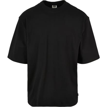 Urban Classics - Organic Oversized Sleeve Heren Tshirt - S - Zwart