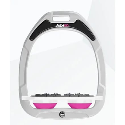 Ultra Grip Platte Beugels Wit/Wit/Roze Flex-On Green Composite