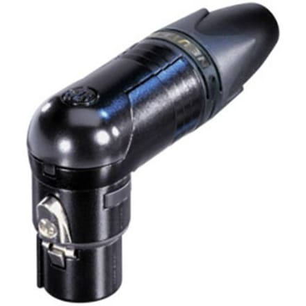 Neutrik NC10FRX-14-B XLR-connector Koppeling, haaks Aantal polen: 10 Zwart 1 stuk(s)