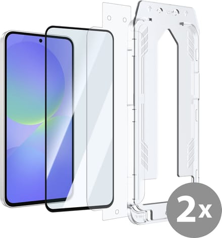 Cazy screenprotector geschikt voor Samsung Galaxy A36 / A56 - Screenprotector met Applicator - 2 Stuks