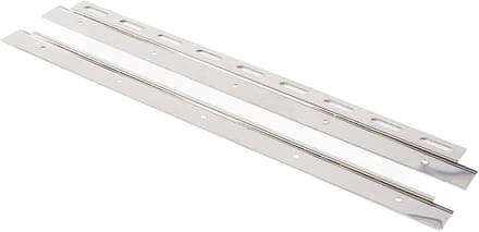 Rubbermagazijn - Klemset - voor strokengordijn - RVS - ijzer - 400mm breed - 5 stuks