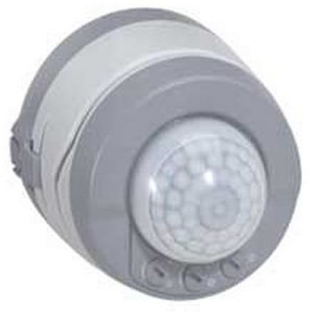 Bewegingsmelder - Waterdichte Sensor - Veilige Omgeving - 360 Graden Detectie - 9.2 x 9.2 x 11 cm - Grijs