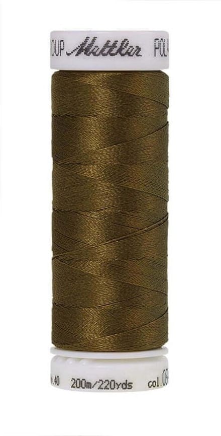 AMANN POLYSHEEN NAAI-BORDUURGAREN, COL-0345 GROEN, 200M, PER STUK.
