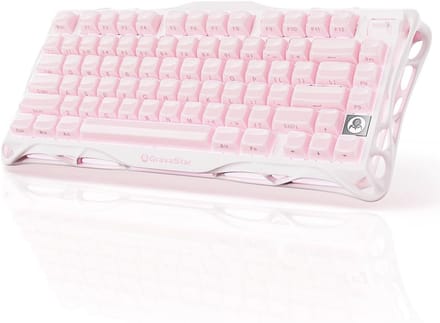 Gaming toetsenbord 75% Draadloos Mechanisch met Exoskelet Ontwerp