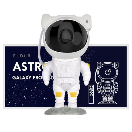 Eldur® Astronaut Sterren projector - Sterrenhemel - Galaxy projector - Incl. NL handleiding