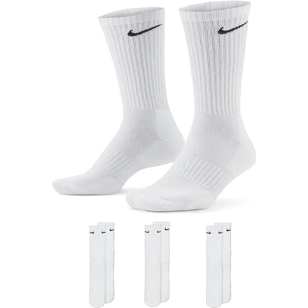 Nike Everyday Cushion Crew Trainingssokken 3 paar in wit