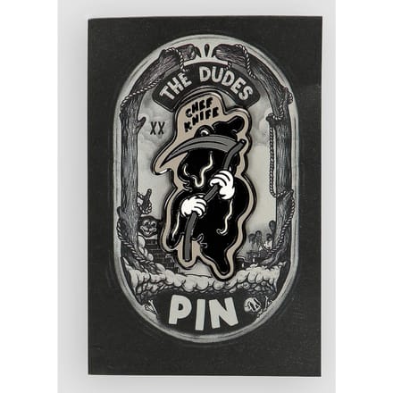 The Dudes Chef Knife Pin patroon