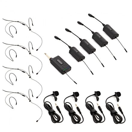 SubZero VOXLINK-Compact, Quad Lav/Headset Draadloos Microfoonsysteem