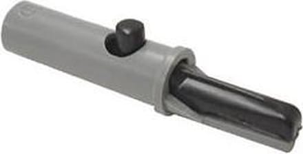 GEISOLEERDE KROKODILLENKLEM 4mm 6A / ZWART (AK 10) (HM34016A)