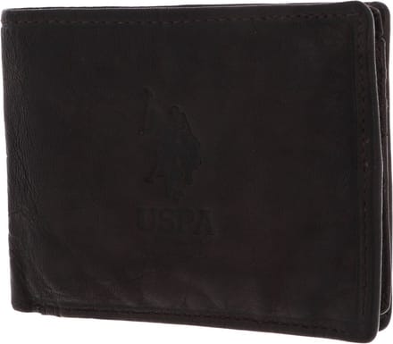 U.S. POLO ASSN. Kaarthoes Ulysses Wallet mit Flap Brown Bruine