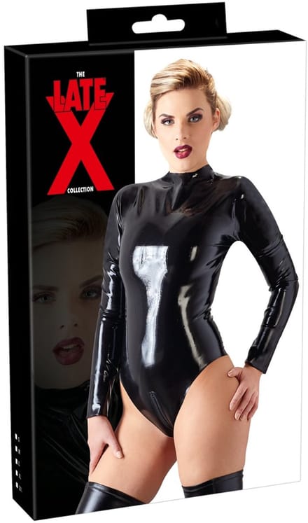 Latex Body Zwart M
