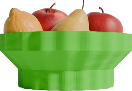 Fiastra® Ferrara - Fruitschaal - 35 x 35 cm - Groen