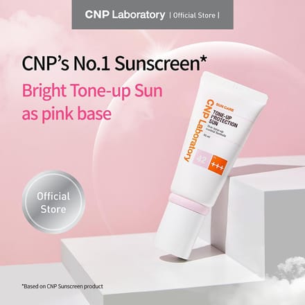 CNP Laboratory Tone-Up Protection Sun SPF42+/PA+++ 50ml +RANDOM GIFT white