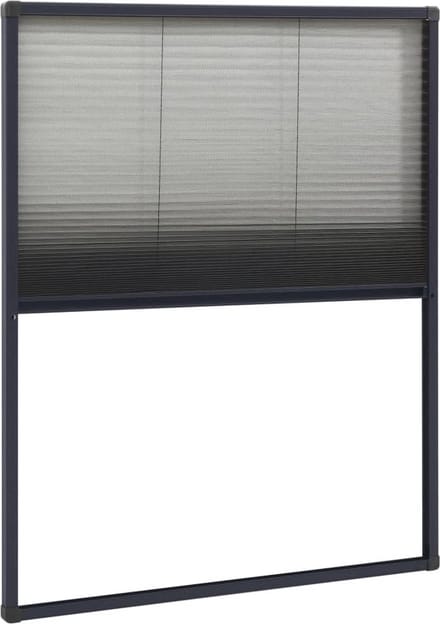 Plissé Vliegenhor voor Dakramen - Insectenhor met Aluminium Frame 60x80 cm