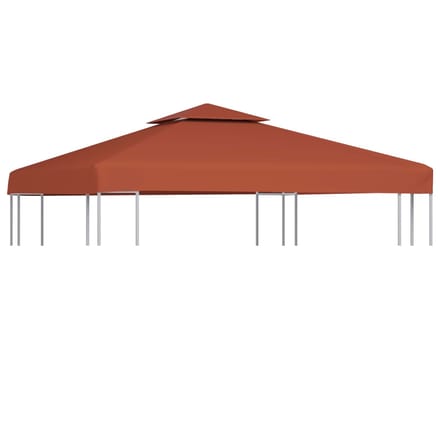 vidaXL - Prieeldak - 2-laags - 310 - g/m² - 3x3 - m - terracottakleurig