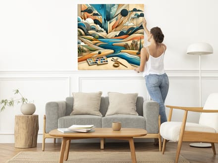 Kunstprint | Wanddecoratie | Dibond | 30 × 30 cm