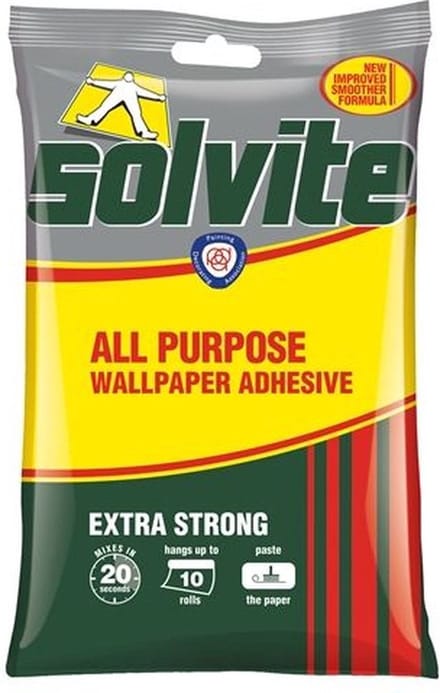 Solvite - Universele behanglijm - 185 g, 10 rollen - binnen 20 seconden klaar