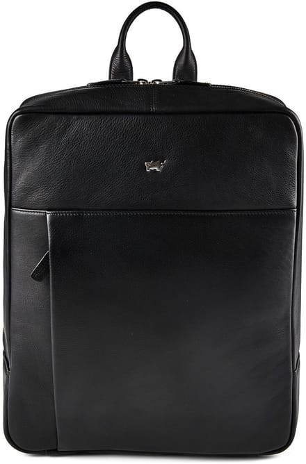 Braun Büffel Golf 3.0 Zakelijke rugzak Leder 37 cm Laptopvak - 38cm (15 duim) - schwarz