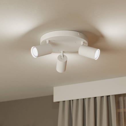 EGLO connect.z Telimbela-Z Smart Spot - GU10 - Ø 25 cm - Wit - Instelbaar RGB & wit licht - Dimbaar - Zigbee