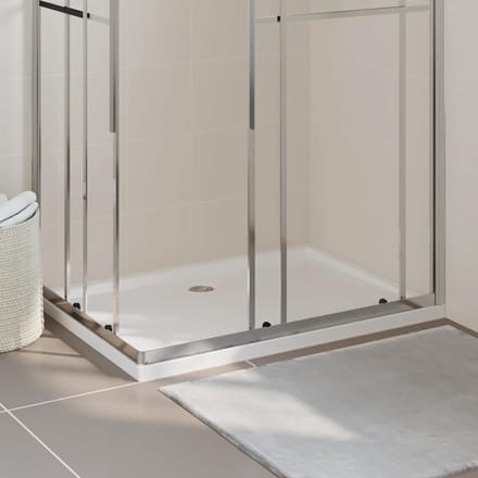 Vidaxl Receveur de Douche, Rectangulaire, ABS, Blanc, 80x110 cm