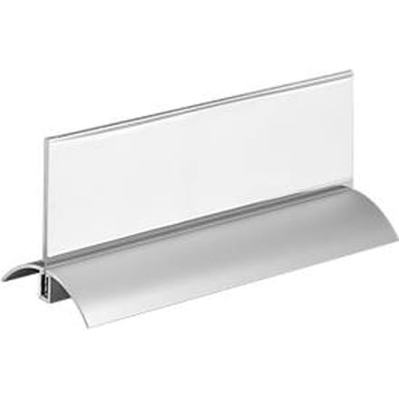 Tafelnaambord Durable Presenter De Luxe 61x210mm 2 stuks