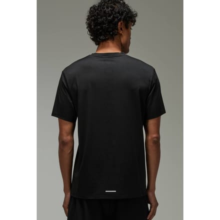 Common Pace Running Perforated Regular Fit T-Shirt | Black | Size Large