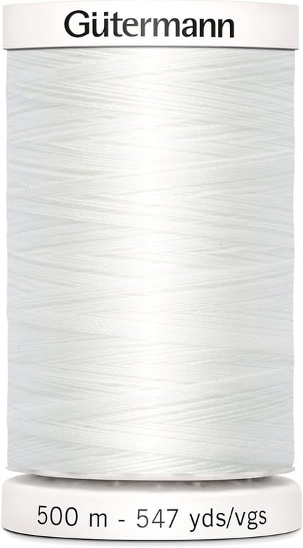 Universele Draad - Naaidraad Spoel - Hand en Machine - Hoge Scheurvastheid - 500 Meter - Wit