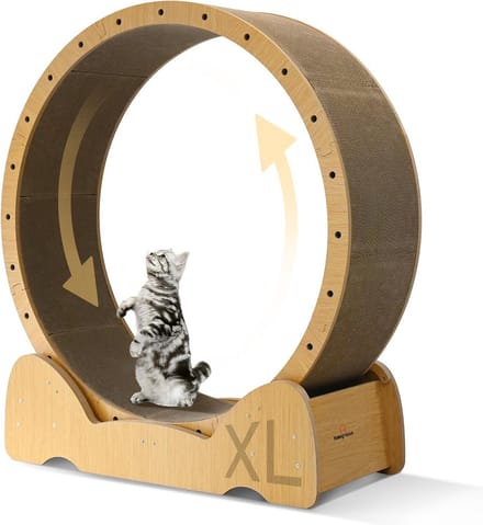 Kattenloopfiets XL - Houten Indoor Loopband voor Gezondheids- en Gewichtsverlies