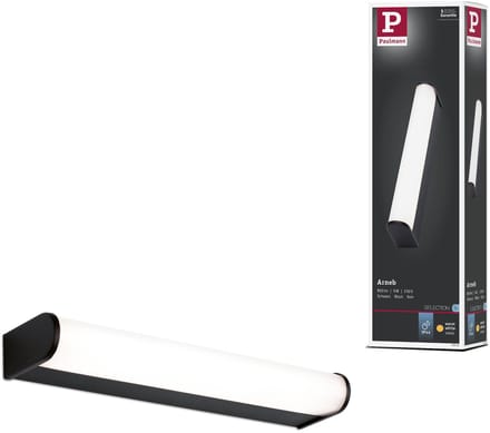 Paulmann Arneb LED-lamp voor vochtige ruimte LED LED vast ingebouwd 9 W Warmwit Zwart