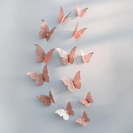 Jumada's - Muurvlinder - Rosé goud