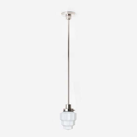 Hanglamp Empire 20's Nikkel - Art Deco Trade