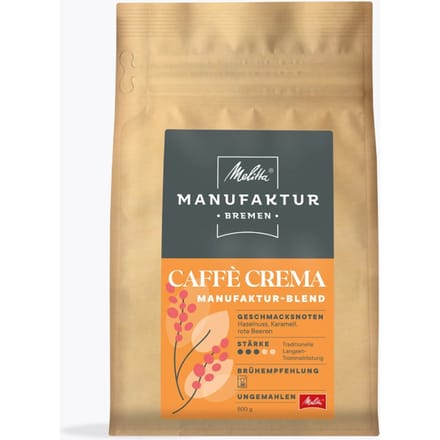 Melitta® Manufaktur Bremen Caffé Crema regionale koffie 500g