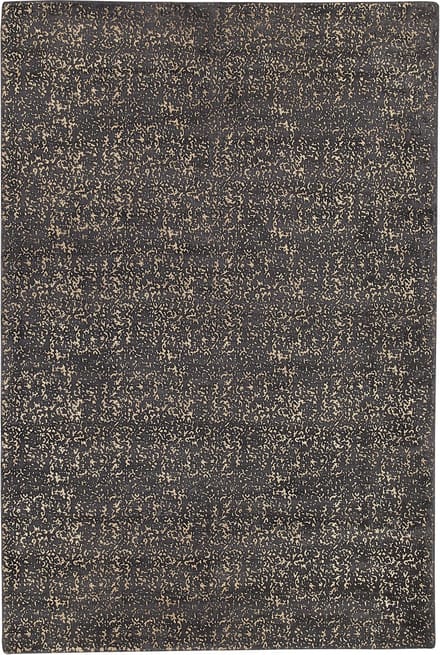ESEL - Laagpolig vloerkleed - Grijs/Goud - 140 x 200 cm - Viscose
