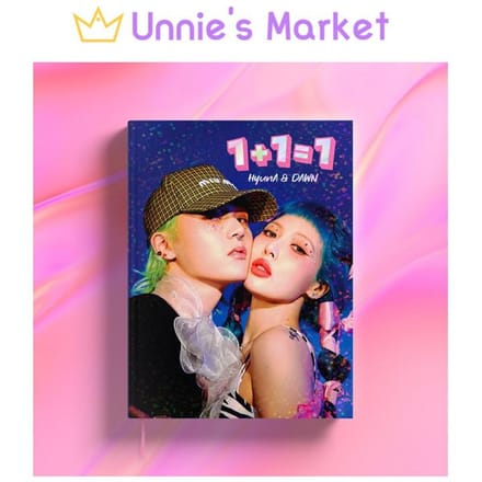 Album HYUNA et DAWN [1+1=1] 1EA pink
